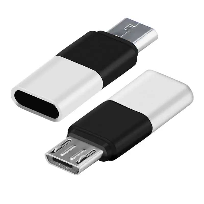 Алюминиевый сплав Micro USB Мужской к type C Женский адаптер конвертер Разъем для samsung huawei Xiaomi Android телефон планшет