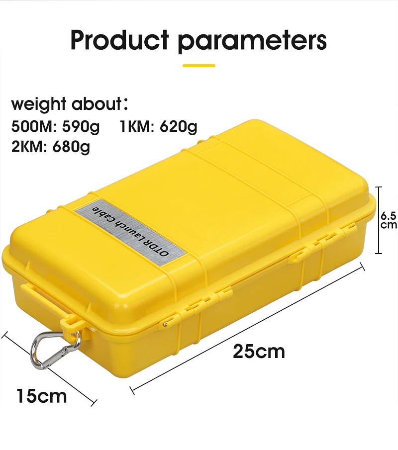 LC/UPC OTDR Dead Zone Eliminator оптоволоконные кольца оптическое волокно Launch Cable Box SM 1310/1550nm