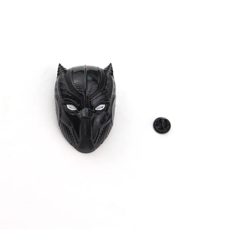 Фильм Marvel черная подвеска с пантерой король Ваканды Т 'чалла Подвески ожерелье s ваканда косплей аксессуары ювелирные изделия - Окраска металла: pin