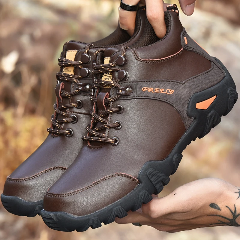 Новинка кожаная профессиональная уличная водонепроницаемая нескользящая и