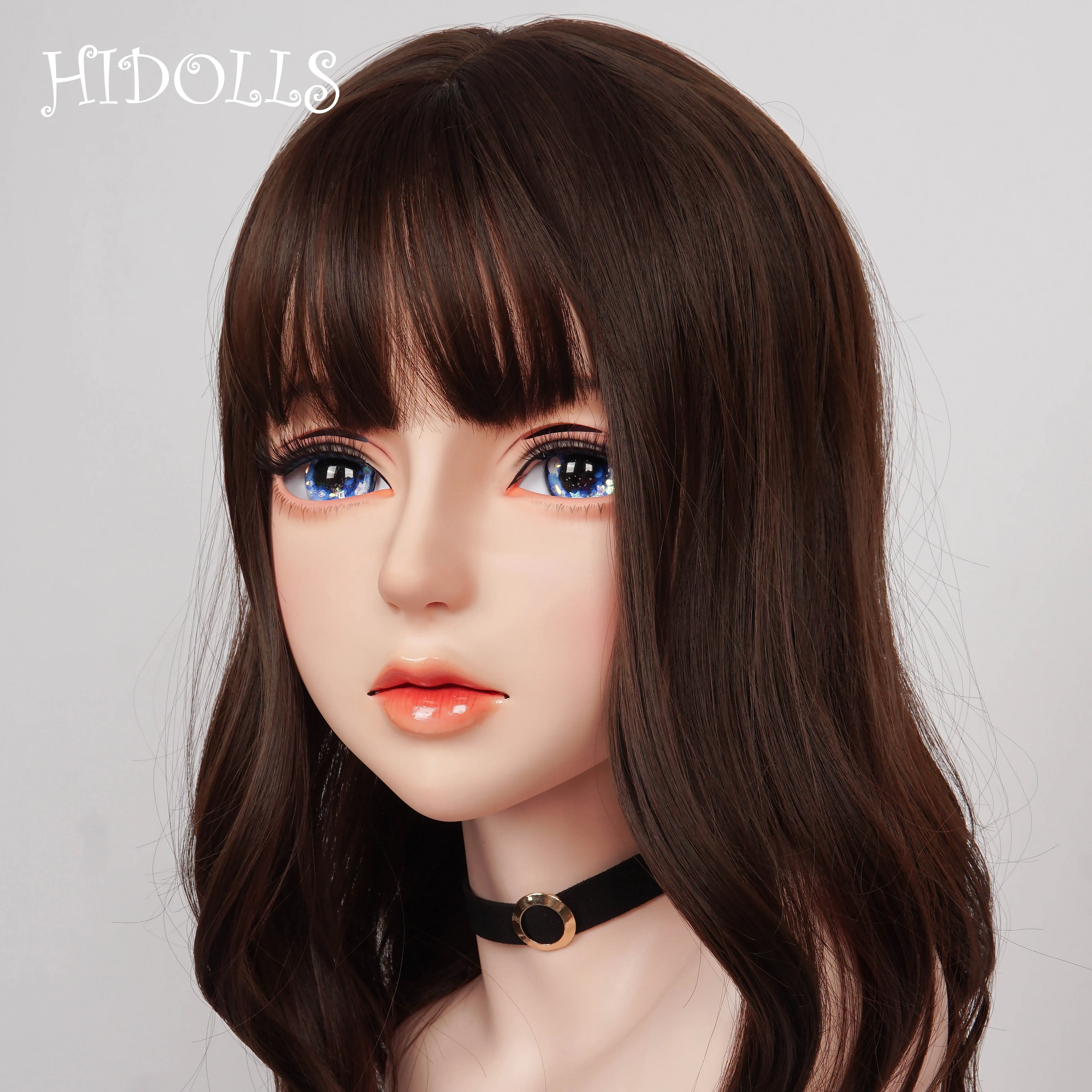 (HIDOLLS 28) Пользовательские Женские каучуковые полуголовы Косплей Аниме ролевые