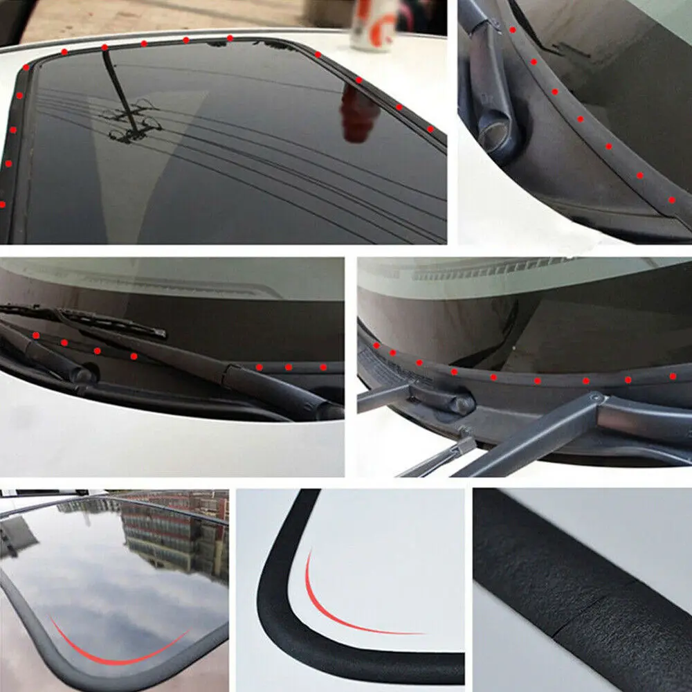 

Decor Sealing Strip Set Skylight Moulding Trim Windshield Seal 3 Meters