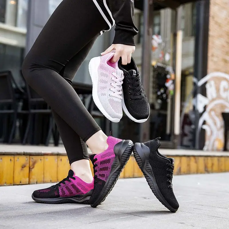 

Light Women Sneakers Breathable Mesh Running Shoes Comfortable Outdoor Athletics Fitness Sport Shoes Ladies Fashion Footwear