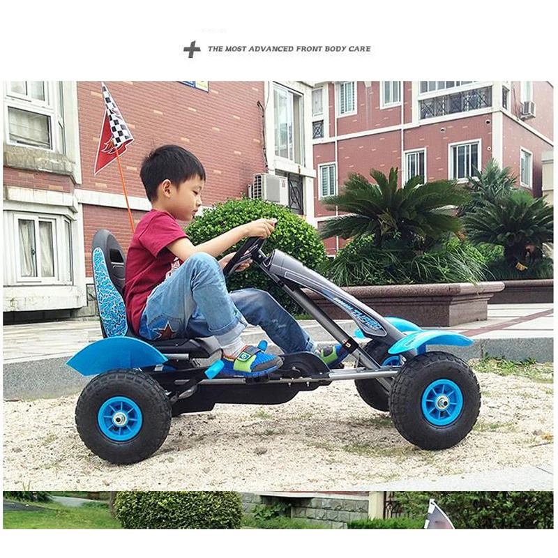 

Children 12 Inch Ar Wheel Pedal Go Karts 4 Color For Available