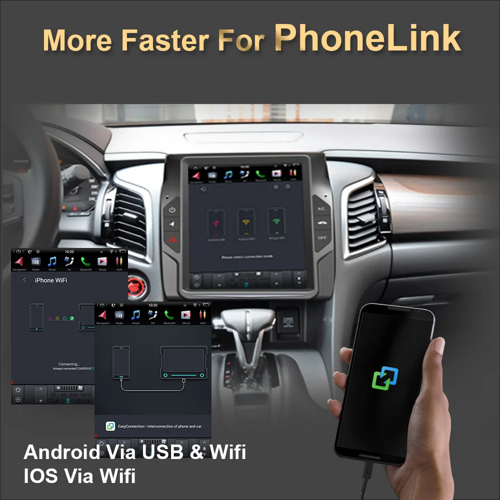 Вертикальный Автомобильный GPS-навигатор в стиле Tesla на Android 9 0 для HONDA AVANCIER 2017-радио