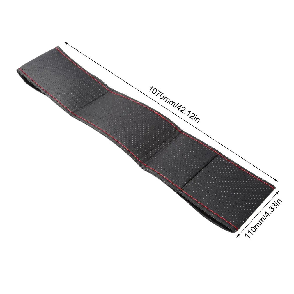 

3 Color DIY Texture Soft Auto Car Steering Wheel Cover With Needles And Thread Artificial Leather Car Covers Suite