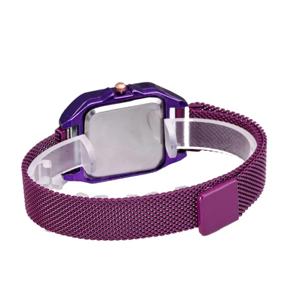 Женские модные квадратные наручные часы с бриллиантами роскошные женские