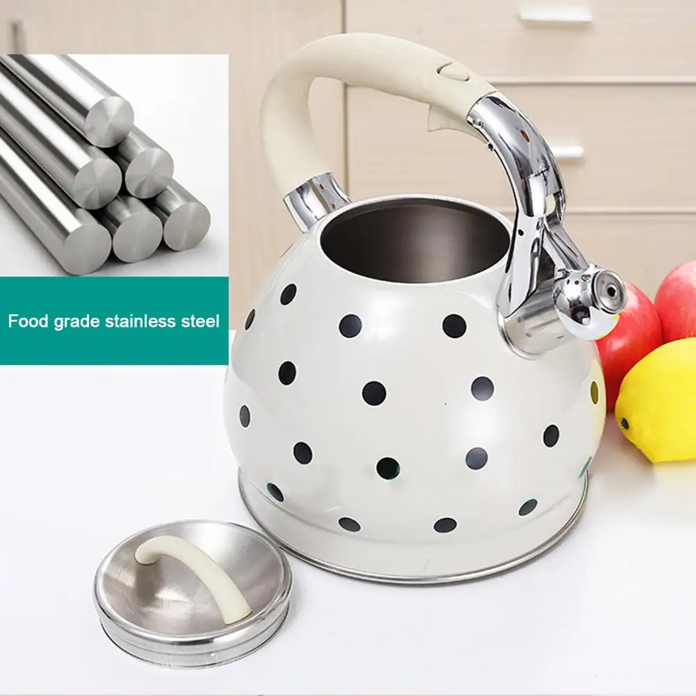 Чайник для свистов из нержавеющей стали л полусферический Немагнитный чайник с