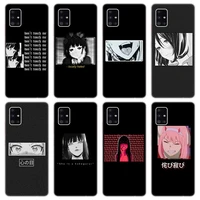 LEWD Sad Japanese Anime Case for Samsung Galaxy A12 A02 A03S A21S A22 A32 A52 A72 A82 Quantum S21 Plus Ultra M32 M12 Cover