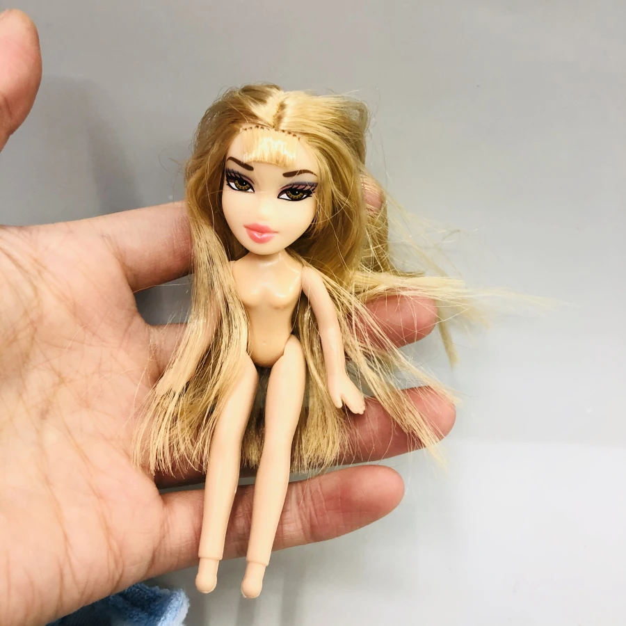 12 см оригинальная модная фигурка, оригинальная милая маленькая Пижама BratzDoll, красивая одежда для девочек, светлые волосы, лучший подарок для ребенка