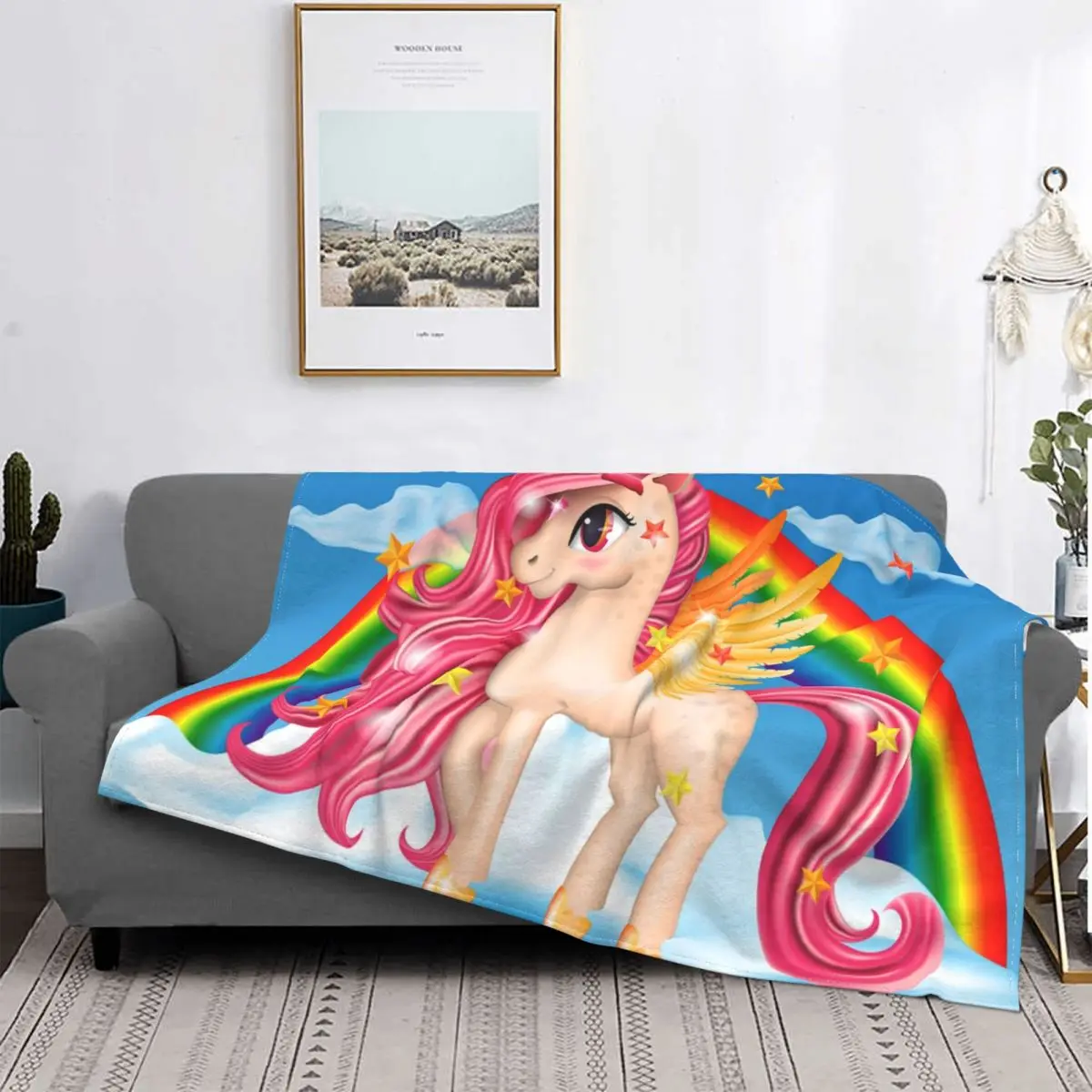 

Manta de единорог с изображением героев мультфильмов, colcha a cuadros para cama, sofah, manta mullida a cuadros, manta Thermal para cama, 244