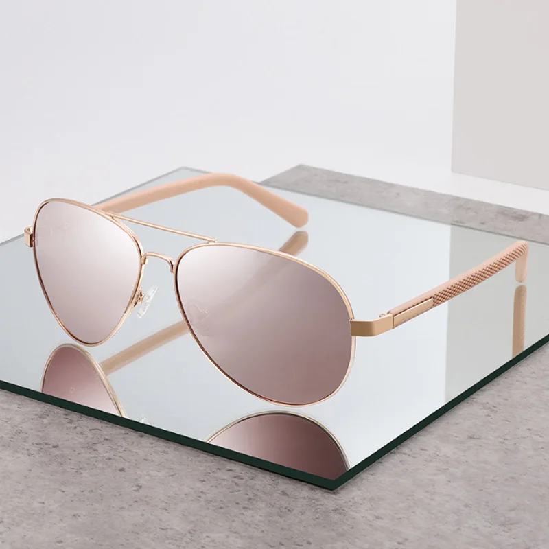 Classic Design Pilot Sunglasses Women Brand Pink Blue Mirror Lens Sun Glasses Ladies Summer Outdoor Travel UV400 Goggles RX236 | Аксессуары