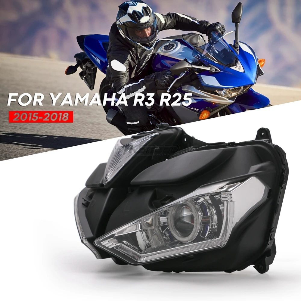 Для YAMAHA YZF R25 R3 мотоцикл полный светодиодный HeadlightAngel демон глаз HID проектор Ангел