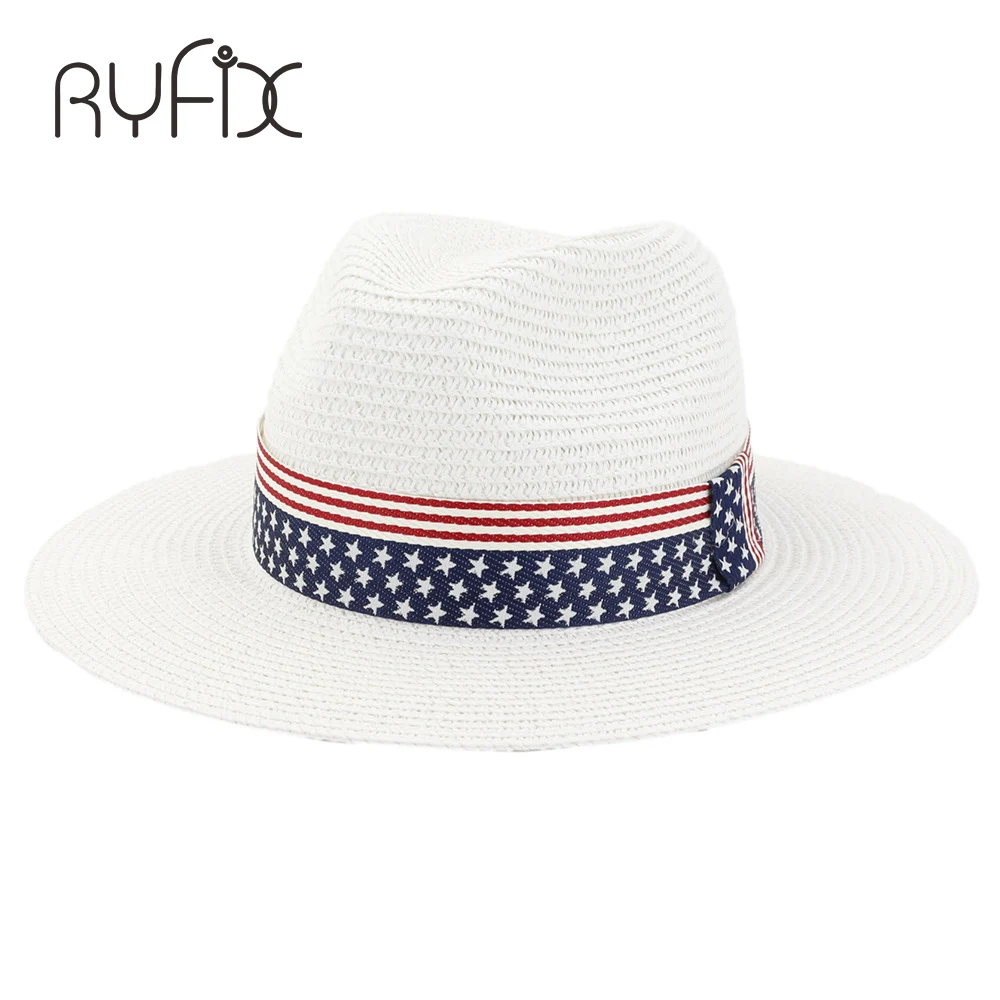 Летняя пляжная повседневная индивидуализированная шляпа с широкими полями и