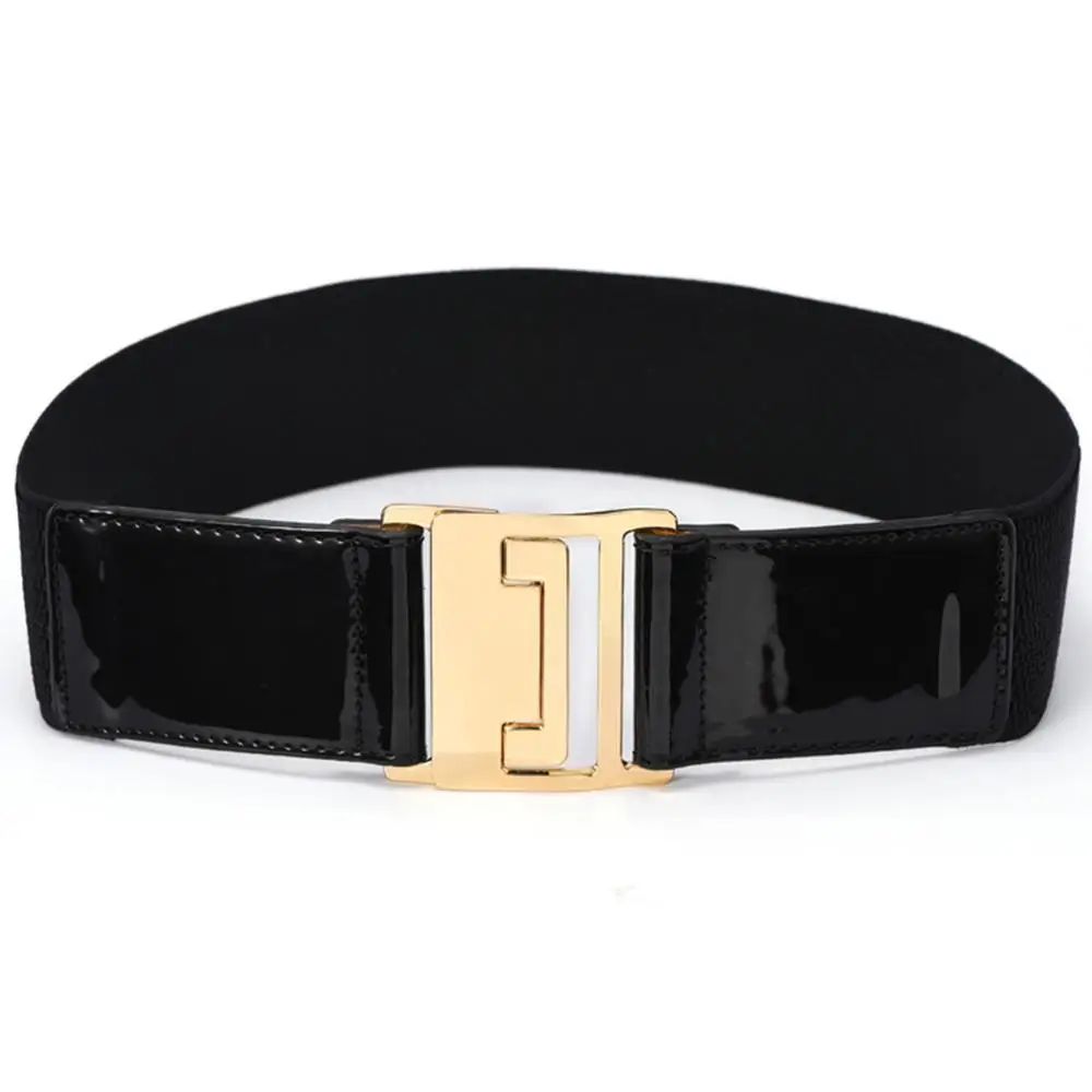 Женское модное кожаное эластичное женское пальто с широкой талией и уплотнением