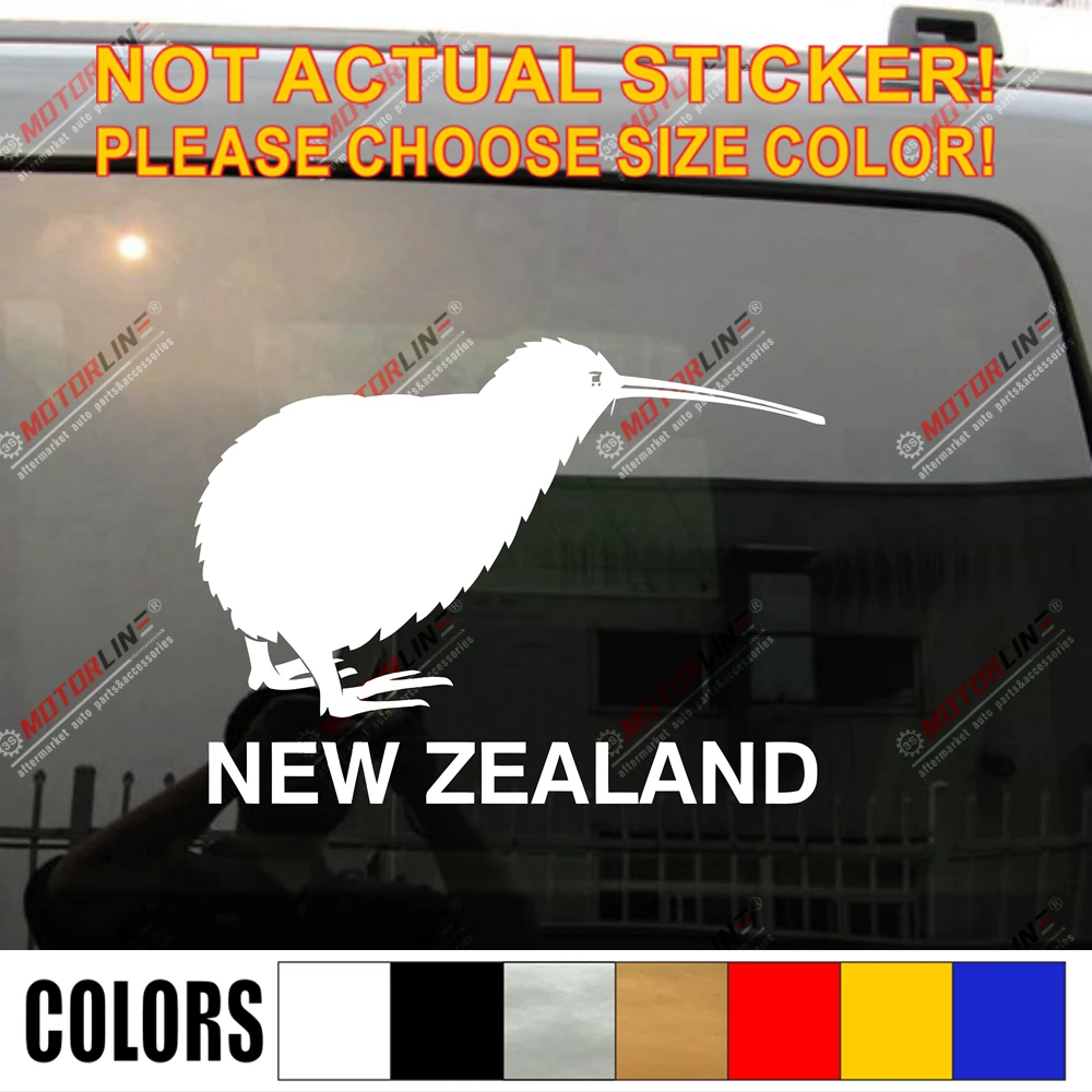 Новая Зеландия киви птица зелянин наклейка автомобиль винил фотография