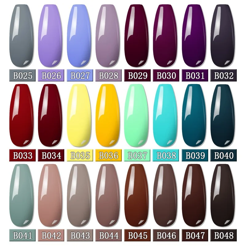New 8ml Gel Nail Polish 81 Colors BenB&G Semi Permanent Soak Off UV Fashion  Art Beauty  Accessories