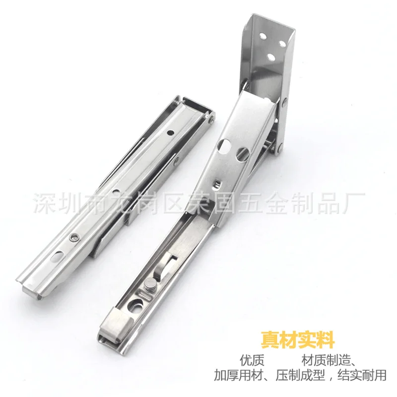 Профессиональный толстый складной кронштейн из нержавеющей стали треугольная