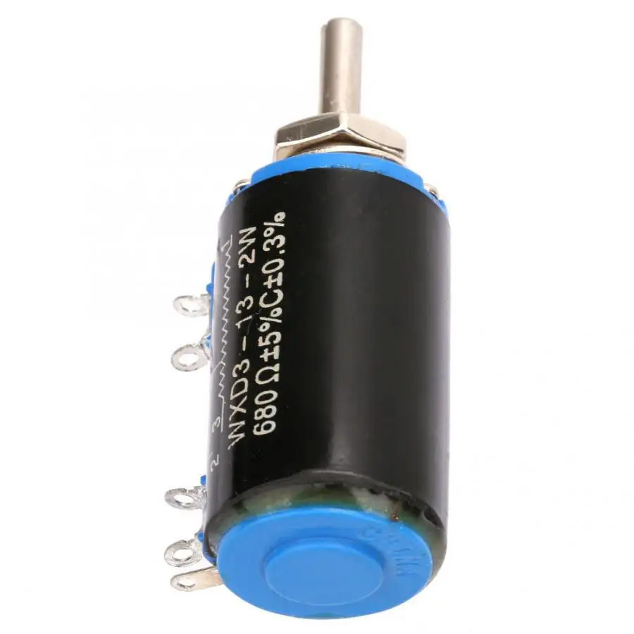 Высокоточный Регулируемый резистивный проволочный потенциометр 2 Вт