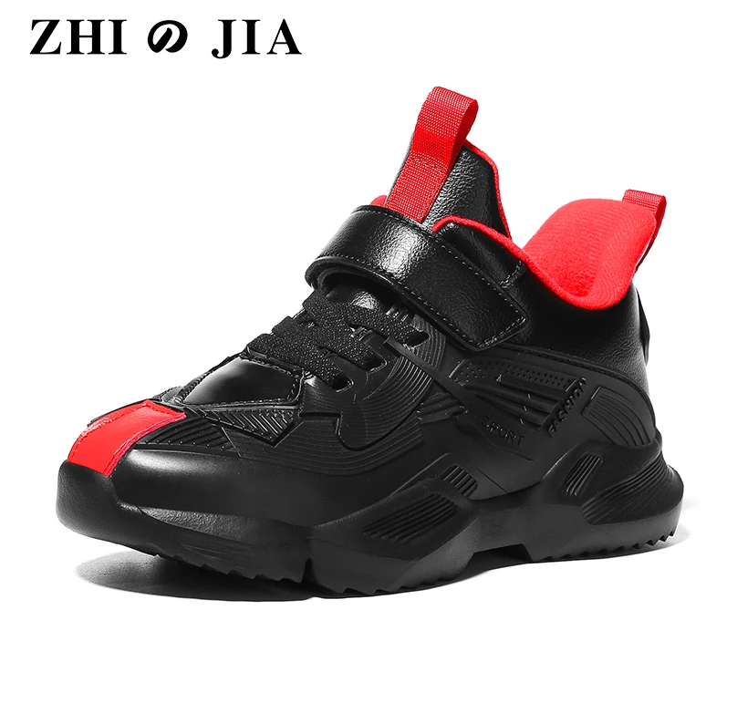 For Boys Sneakers Girls Shoes Leather Running Anti-slippery Footwear Trainers
