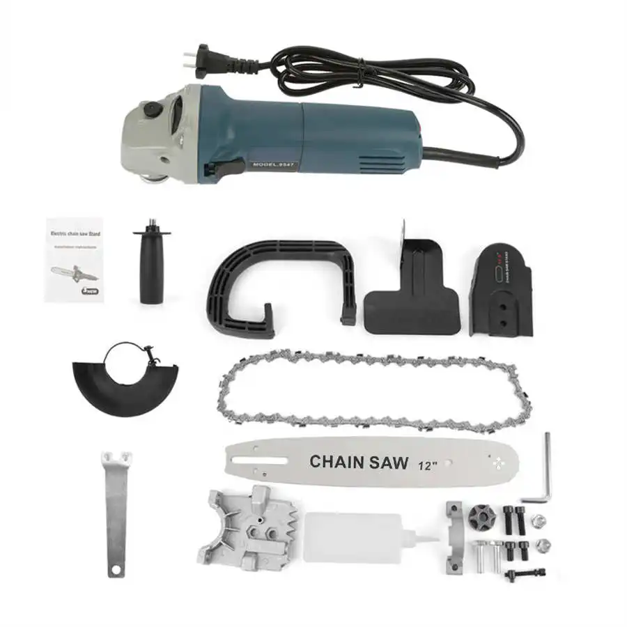 Электрический кронштейн для цепной пилы 220 В 1000 Вт угловая шлифовальная машина