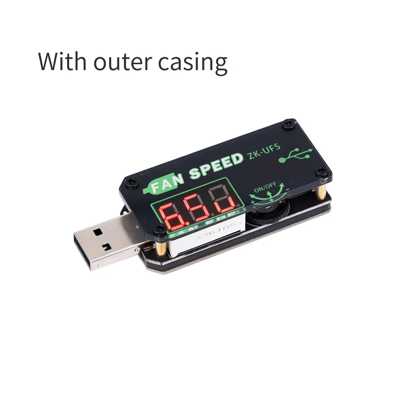 

5 В 5 Вт USB регулятор скорости вентилятора регулятор скорости USB светильник затемнение время USB Преобразование напряжения дисплей