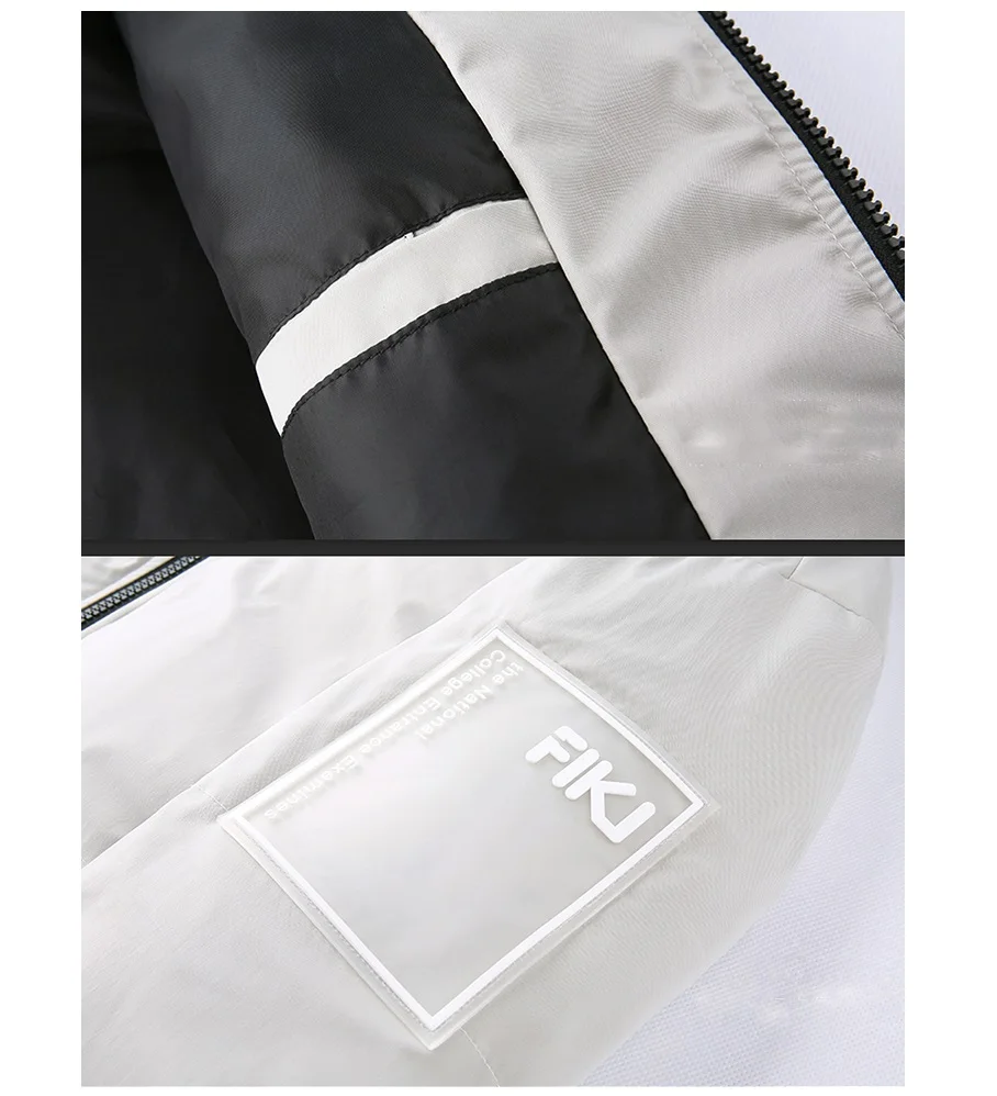 Мужская Повседневная зимняя однотонная теплая куртка на молнии с длинным