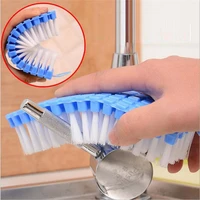 new cleaning brush bendable sink kitchen table bathroom tools bathtub tile wall floor plastic clean ball window hand