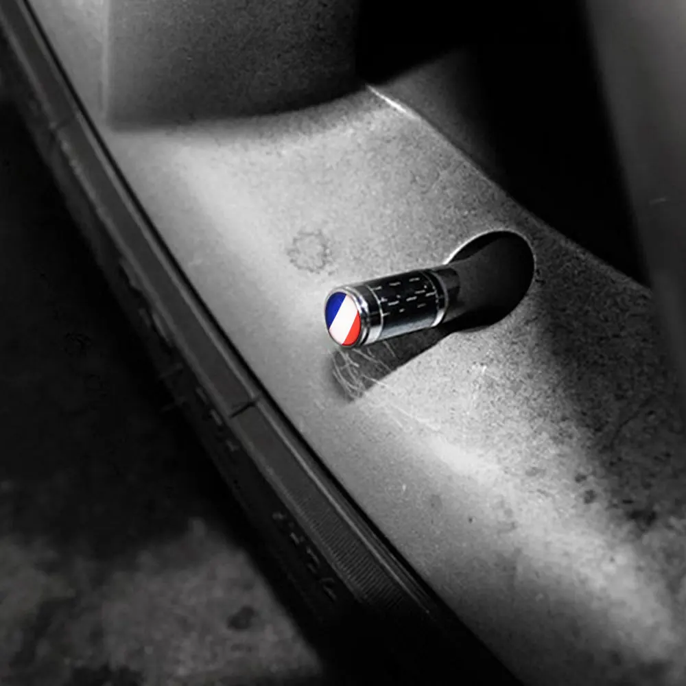 DSYCAR 4 шт./компл. автомобильные медные углепластиковые клапаны для шин колпачки