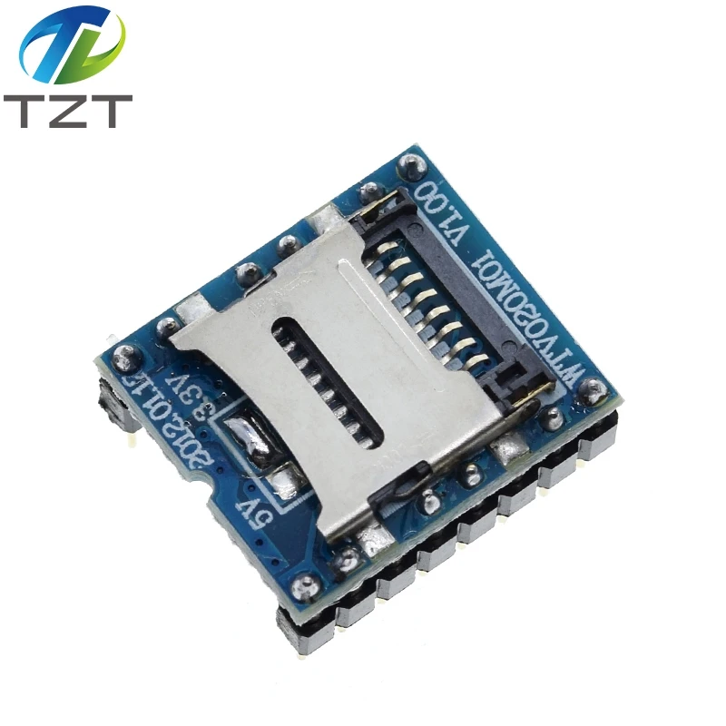 1 шт./лот WTV020 SD WTV020SD 20SS мини карты MP3 звуковой модуль для ПИК 16P|sound module|sd card modulemp3 module
