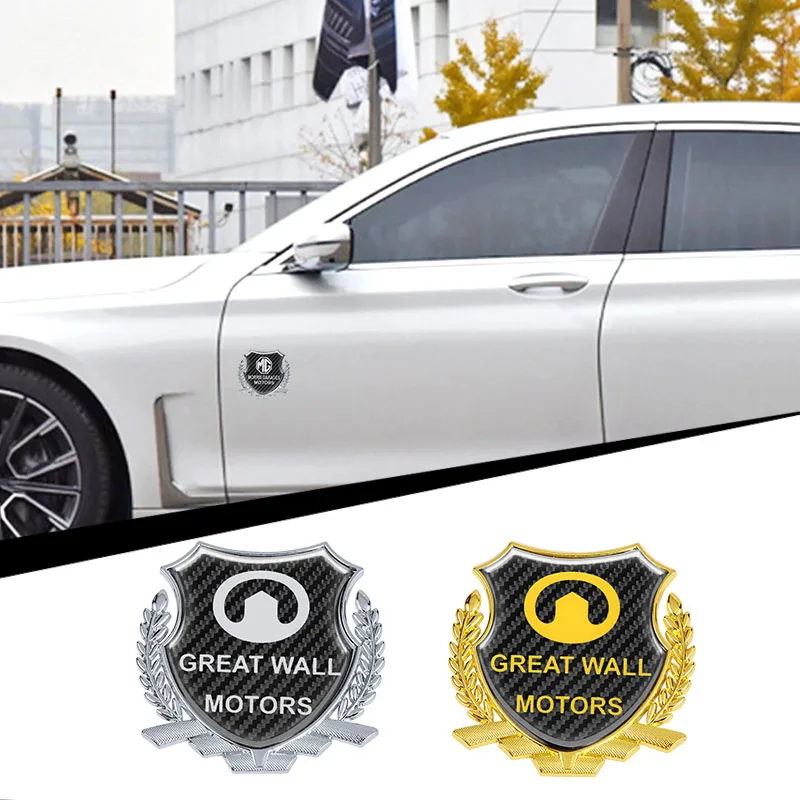 

1pcs Car Side Window Body Decor Badge Sticker Wheat Decal With car logo For Great Wall Haval Hover H2 H3 H4 H5 H6 F5 F7M4 Wingle