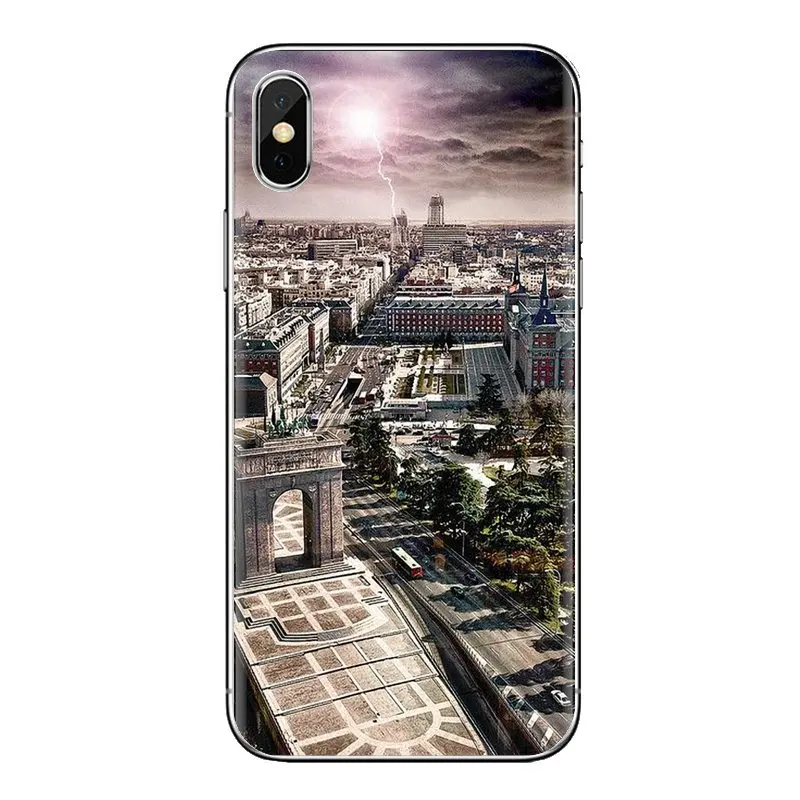 Soft Case Covers For Oneplus 3T 5T 6T Nokia 2 3 5 6 8 9 230 3310 2.1 3.1 5.1 7 Plus 2017 2018 Cibeles fountain Madrid Spain city |