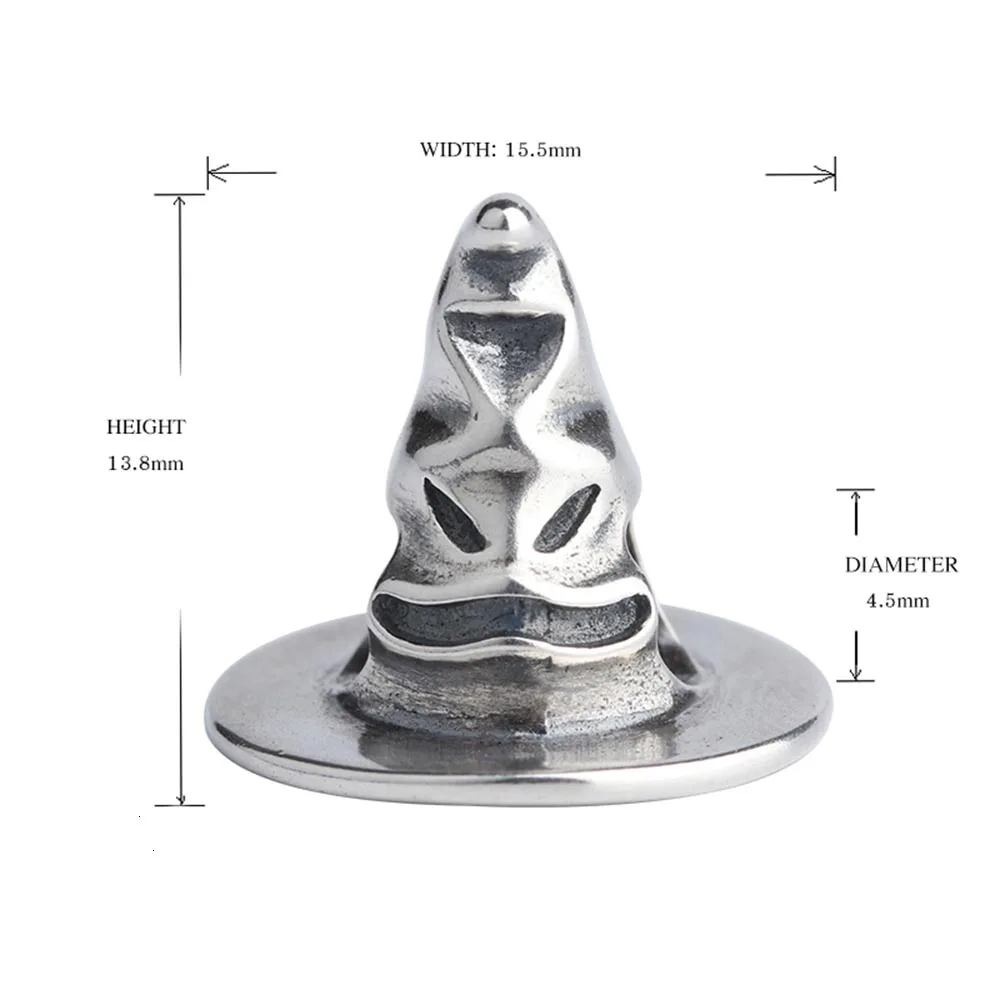 Волшебная ветка шляпа из стерлингового серебра 925 пробы панк Зло ведьма
