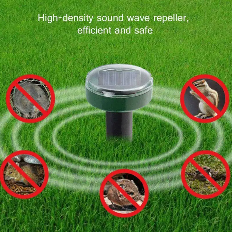 Ультразвуковой светодиодный Отпугиватель риса животных змеи крысы мыши |