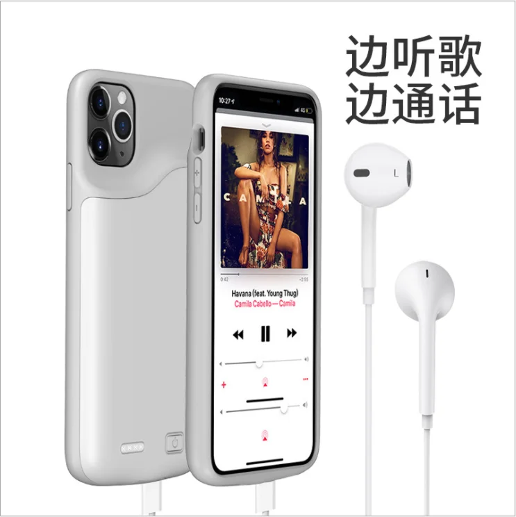 

Силиконовый чехол для Iphone X, Iphone XS, 4000 мАч