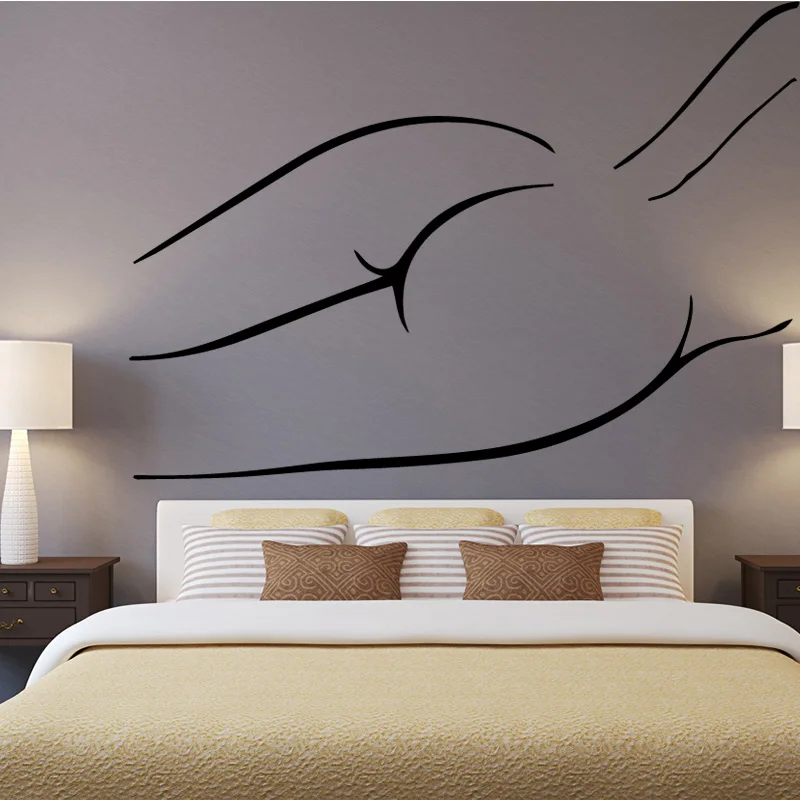

Naked Girl Wall Decal Decoration, Abstract Vinyl Wall Sticker For Girls, Female Stickers, Bedroom Decoration Stickers