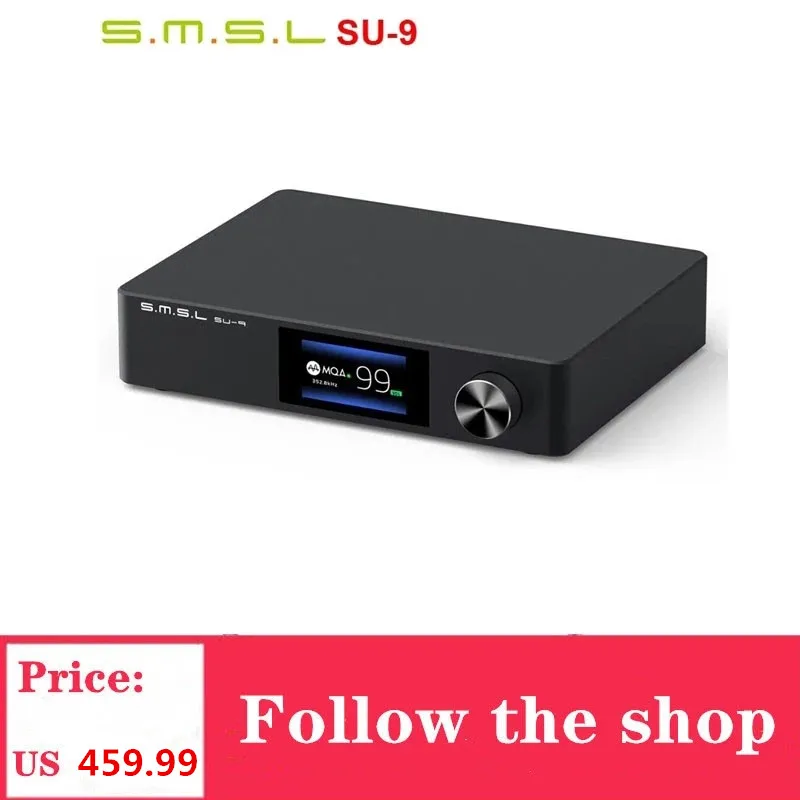 SMSL SU 9 MQA USB полный декодер Bluetooth 5 0 ES9038Pro DAC 2nd Gen XMOS DSD512 PCM768kHz/32Bit ТПП LDAC