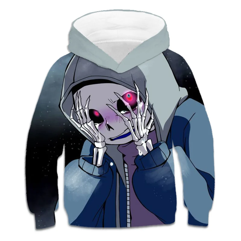 

Undertale Shy sans hoodies boys hoodies spring autumn girls Sweatshirts Hoodie 3d Prints Kids Hoodies Clothing funny Tops 4-14T