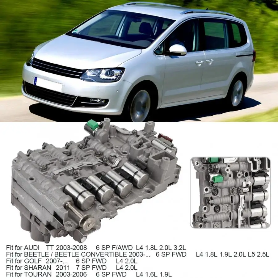 09 г TF60SN автоматическая коробка передач клапан корпус подходит для Audi Beetle Golf Touran Sharan клапан управления автомобиля Трансмиссия клапан