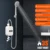 Водонагреватель для душа 220 В, кухонный смеситель с европейской вилкой, электрический водонагреватель 3500 Вт, цифровой дисплей для кухни и ванной - изображение