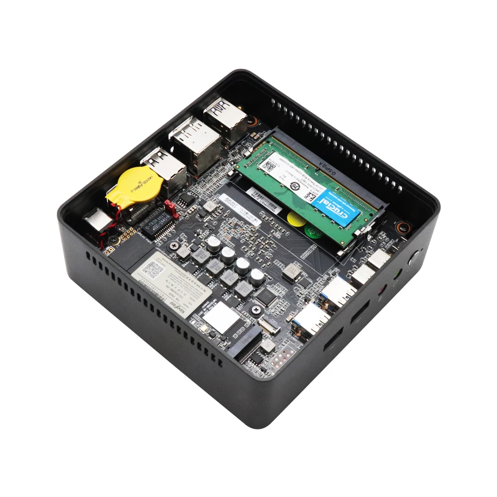 Factory Cheap Mini Pc AMD Ryzen5 3550H R3 2200U R7 2700U Radeon Vega 8 Graphics 8 Core Windows10 Pro HDR Game Desktop Computer