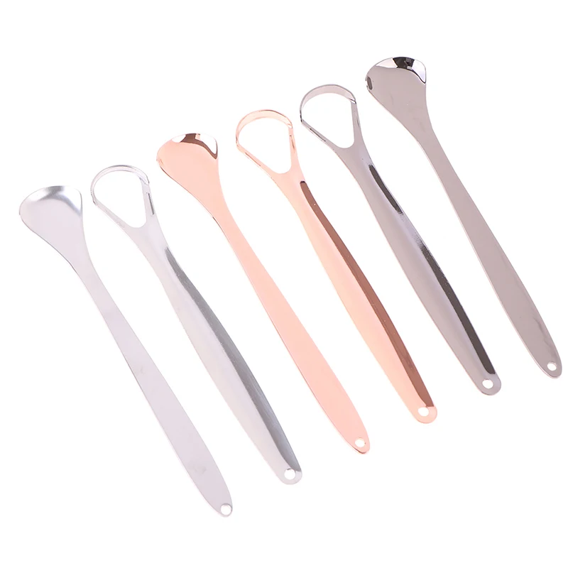 

1pcs Tongue Scraper Stainless Steel Tongue Scraper Metal Cleaner Reusable & Eco-friendly Brush Fresh Breath Oral Care
