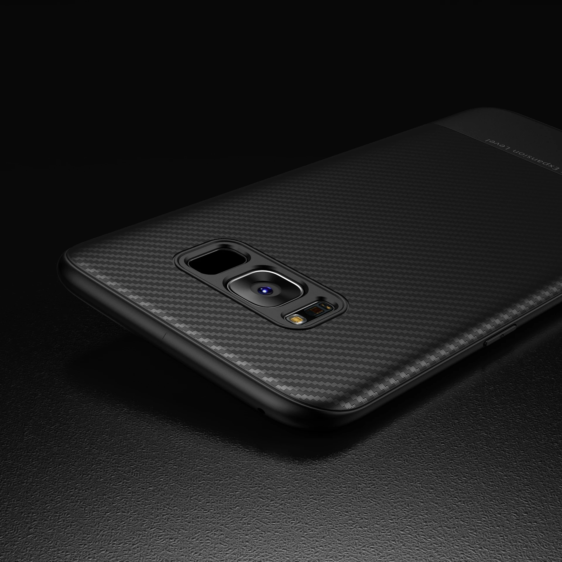 Чехол для SAMSUNG Galaxy S8 противоударный чехол из углеродного волокна флип кейс