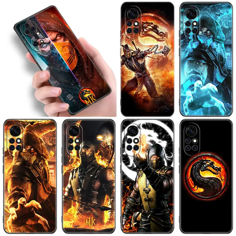 Чехол Mortal Kombat для Huawei NOVA 8 9 Pro 8i 7i 7SE Y60 5T Mate 40 30 20 10 Lite Honor 50 Premium Plus 30S черный чехол |