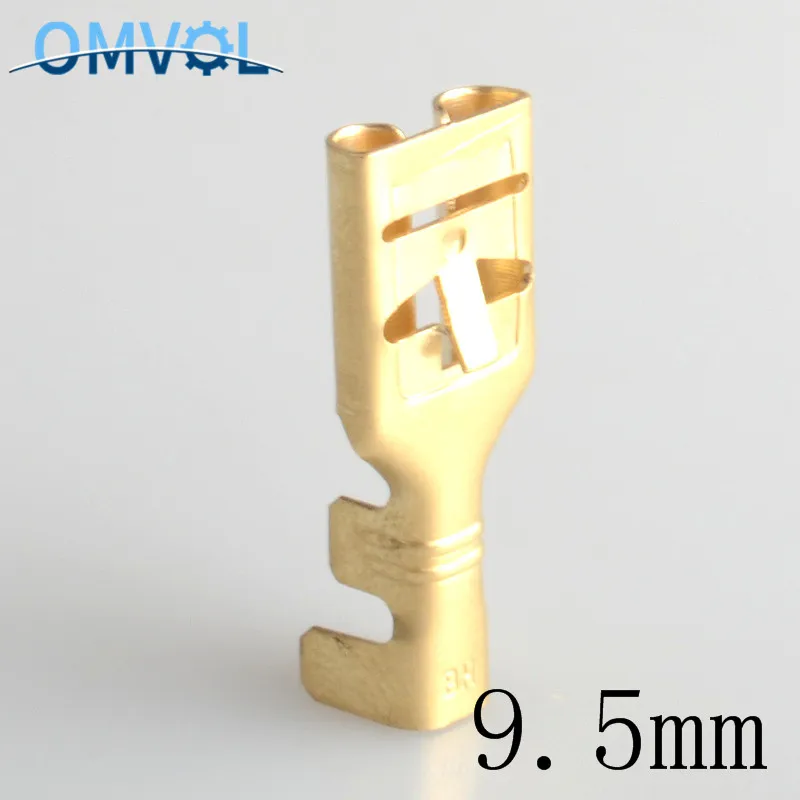 10 шт. 9,5 мм терминал 9,5 гнездовой разъем - Цвет: 9.5mm