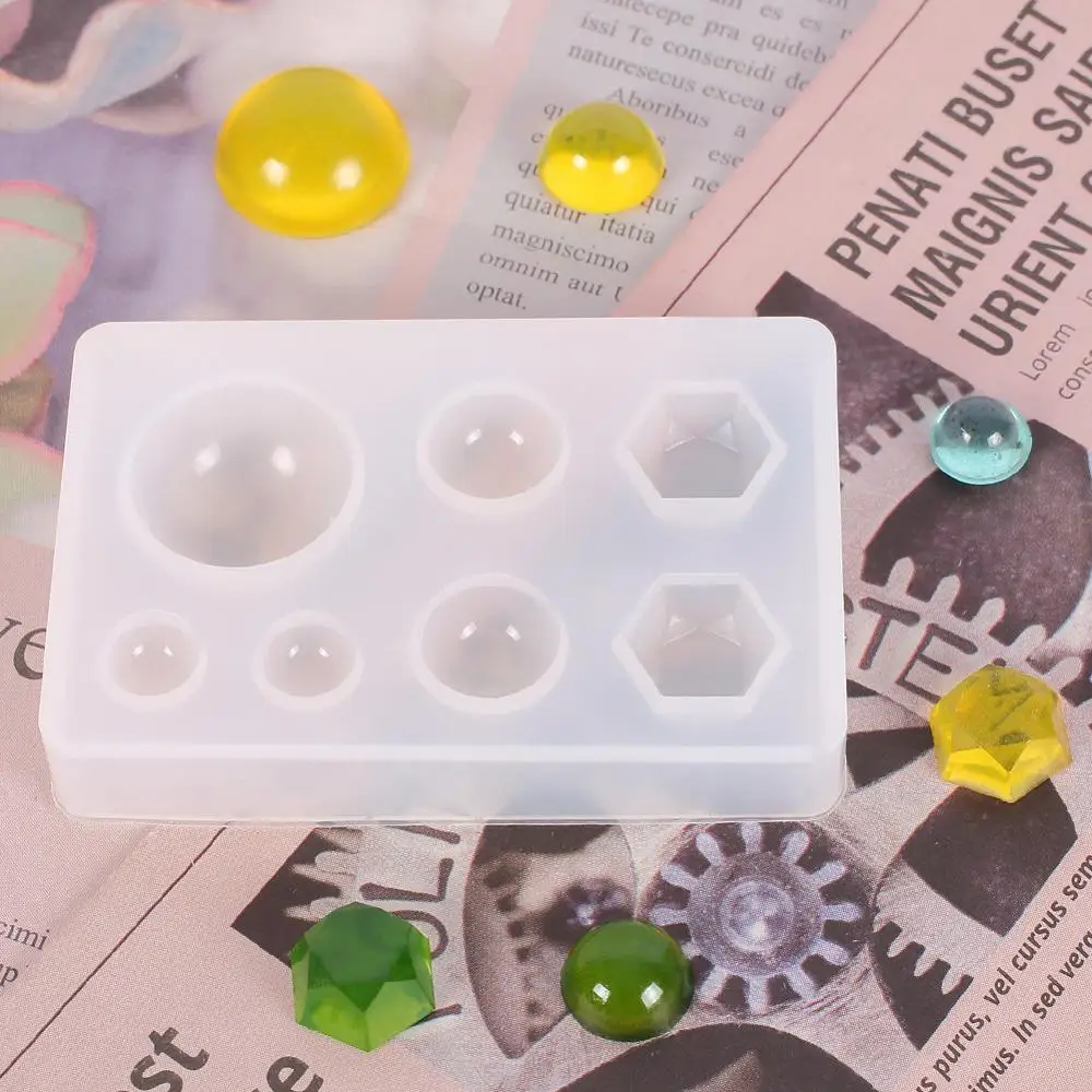 1 шт литье из смолы мяч эпоксидная силиконовая форма Кристалл Алмаз Кулон