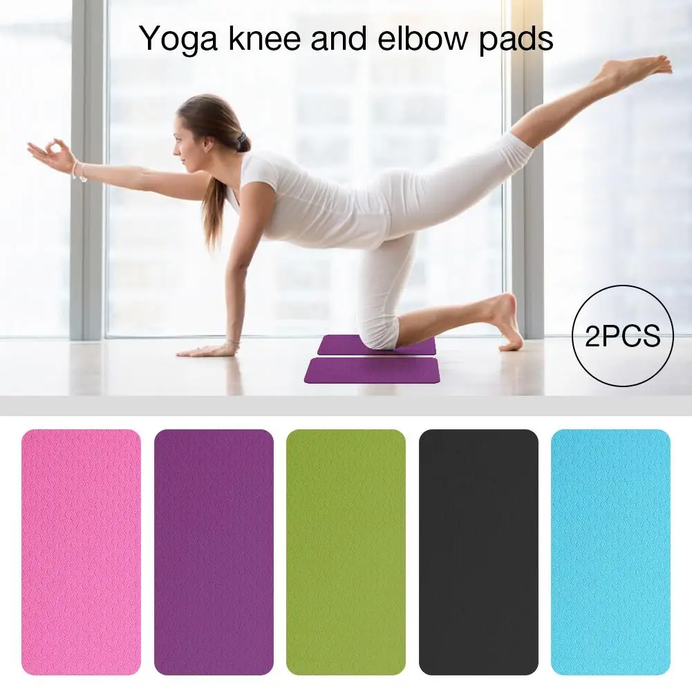 

2pcs/set Yoga Knee Pad Fitness Pad Body Building Cushions Elbow Pads Knee Pad Yoga Knee Protector For Fitness Equipment