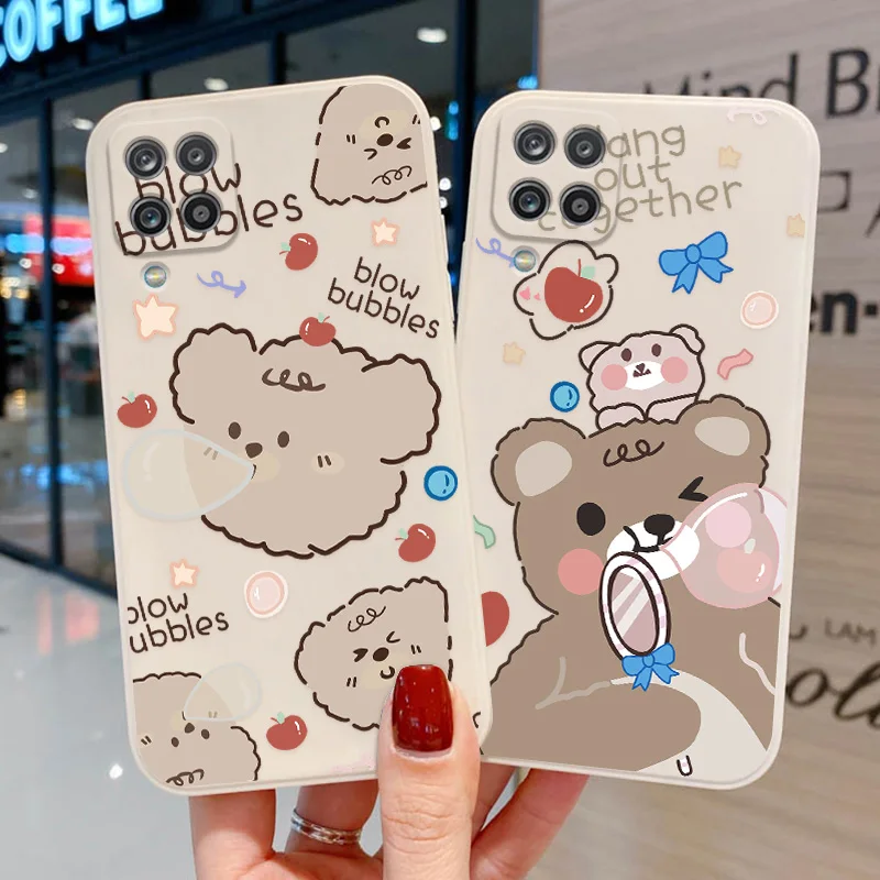 

Case For Samsung A12 Case A21S A32 A50 A51 A52 A71 A72 A31 A30 Soft Silicone Cover For Samsung A11 A22 A10S A20S A30S A02 Fundas