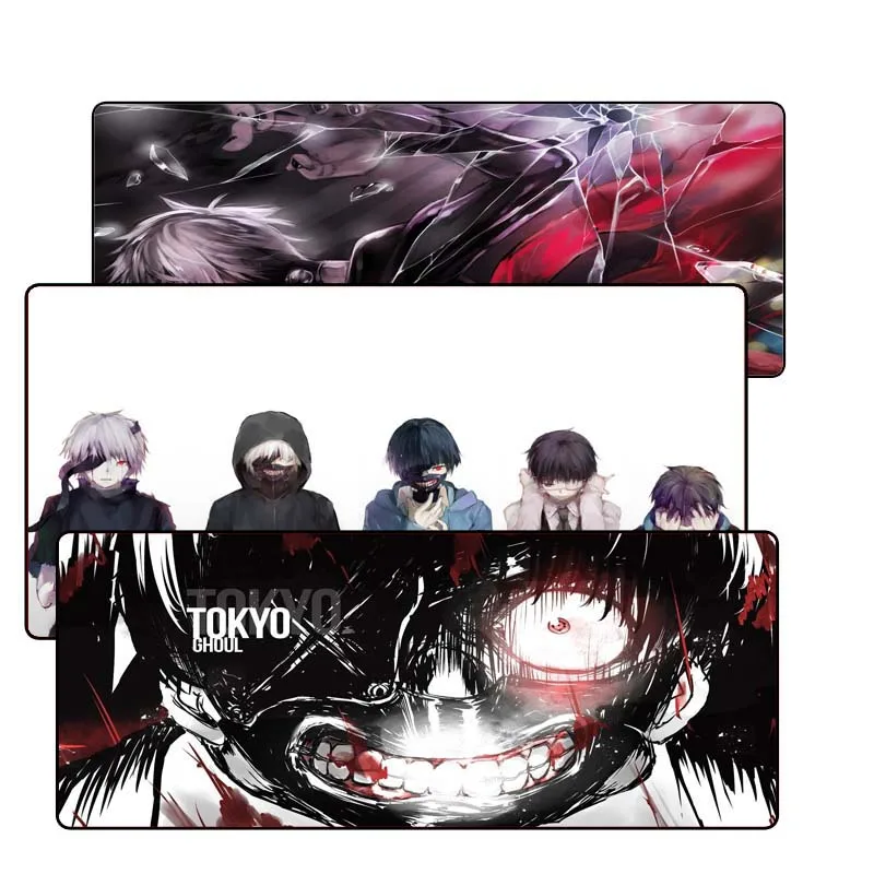 Аниме Tokyo Ghoul оверлок коврик для мыши игровой ноутбук компьютерный большой