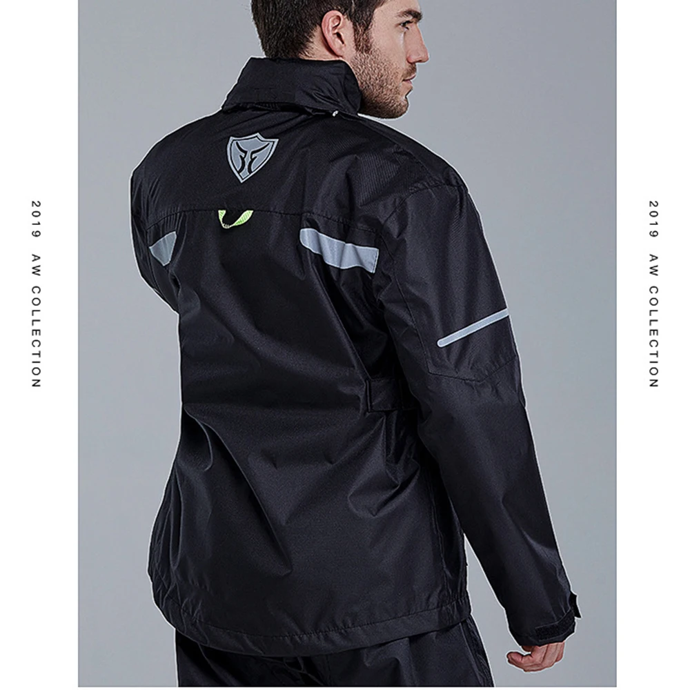 Водонепроницаемый дождевик для мотоциклиста мужской мотоциклетный куртка брюки